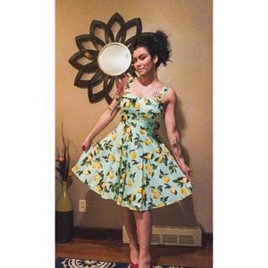 Lemon Printed Sundress